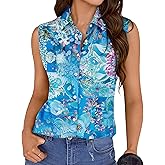 COUXILY Wrinkle-Free & Non-Iron Women's Sleeveless Button Down Shirts Blouses with Mulberry Silk Tank Casual Work Tops