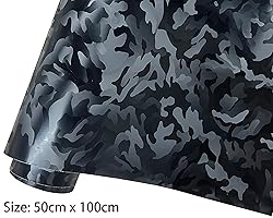 LZLRUN Forged Matte Carbon Fiber Black Vinyl Wrap