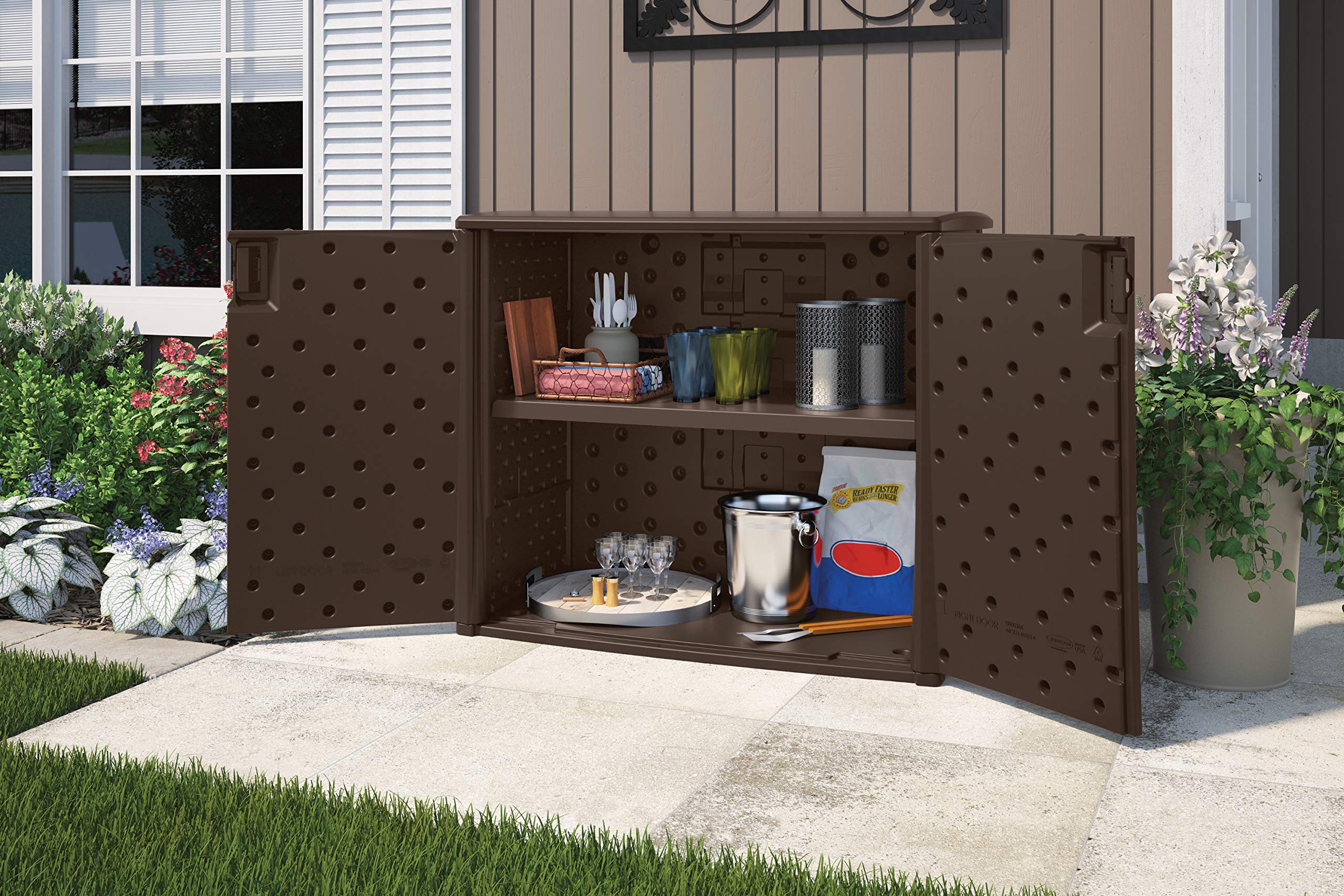 Galleon Suncast Elements Outdoor Wide 40" Wide Resin