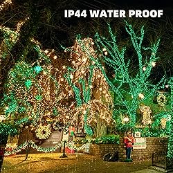 TW SHINE Green Christmas Lights, 20FT 100 Count