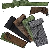 Augot 6 Pcs Gun Socks, 55 x 5.9in and 14 x 5.9in Knit Gun Socks for Rifles/Shotguns, Silicone Treated Gun Cover Protection Gu