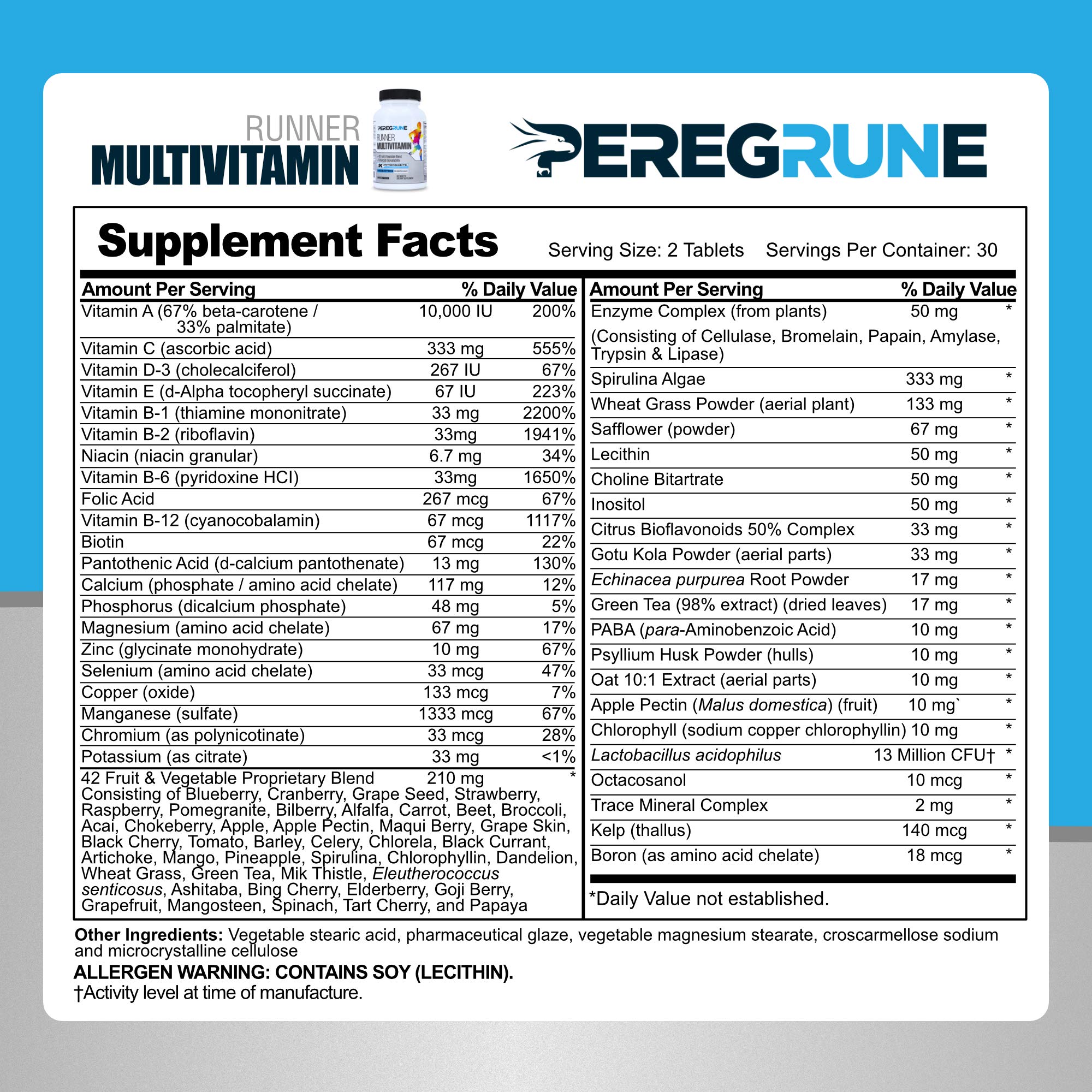 Runner Vitamin Vegan Engineered Multivitamin for Ru...B0778Q2K3F