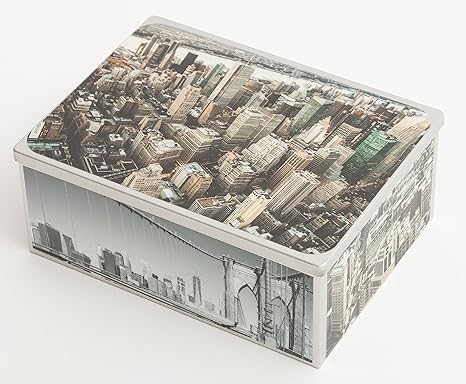Foto caja caja caja metálica New York Diseño Nº 8: Amazon.es: Bebé