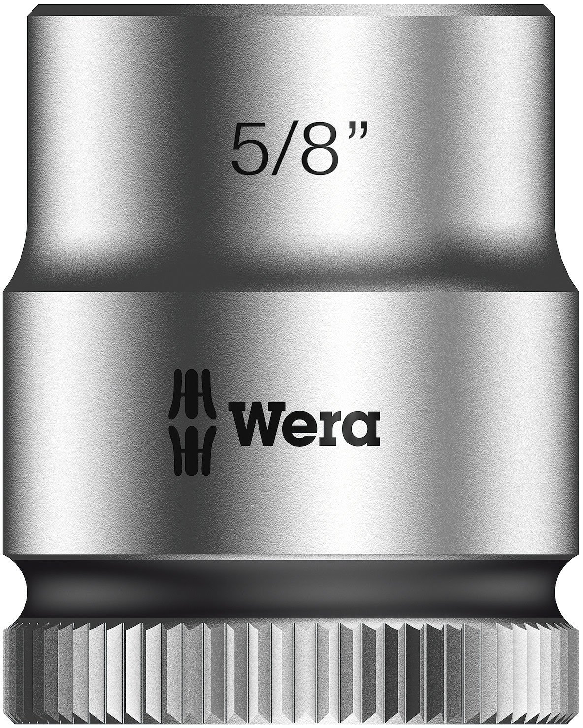 Wera 05003576001 5/8-Inch 8790 HMB Zyklop Socket with Hexagon Drive - Silver