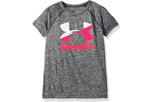 Under Armour Girls' Novelty Big Logo Short Sleeve T-Shirt