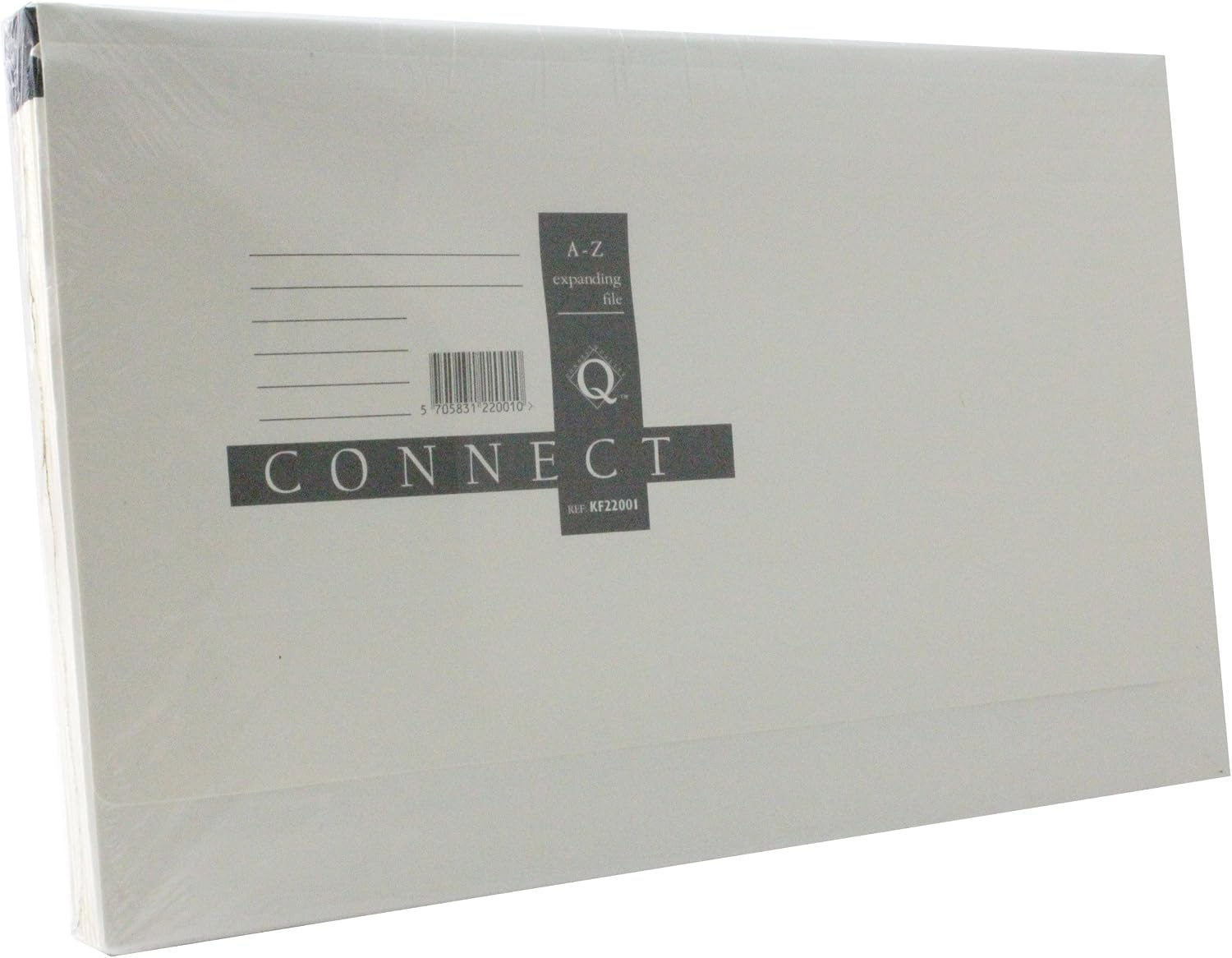 Q-Connect Expanding File Foolscap A-Z Manilla, beige, 1
