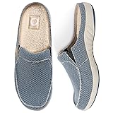 Mens Slippers with Arch Support, Canvas House