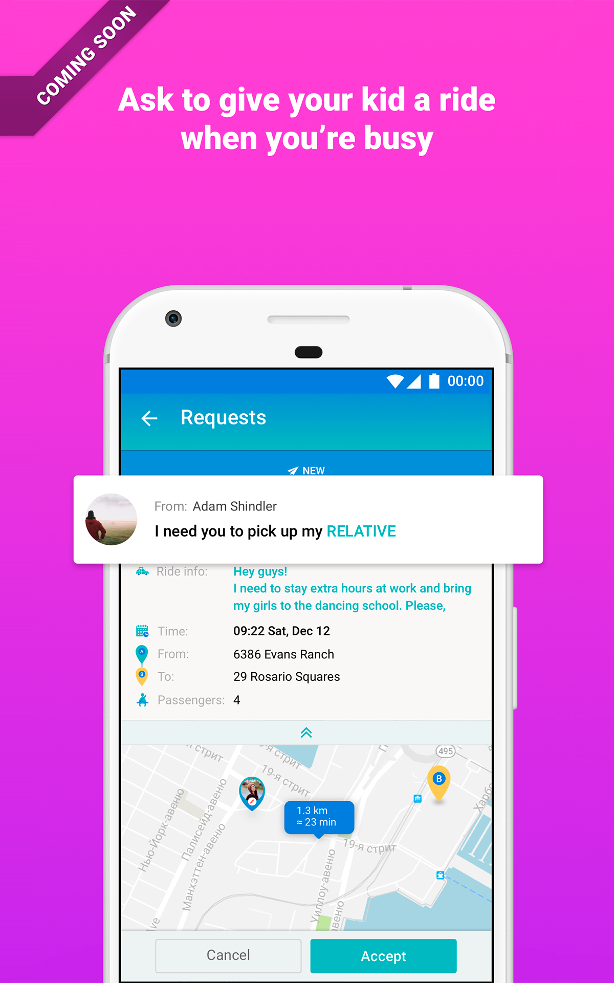 BeNear GPS Location Tracker. Smart family locator app for zero stress