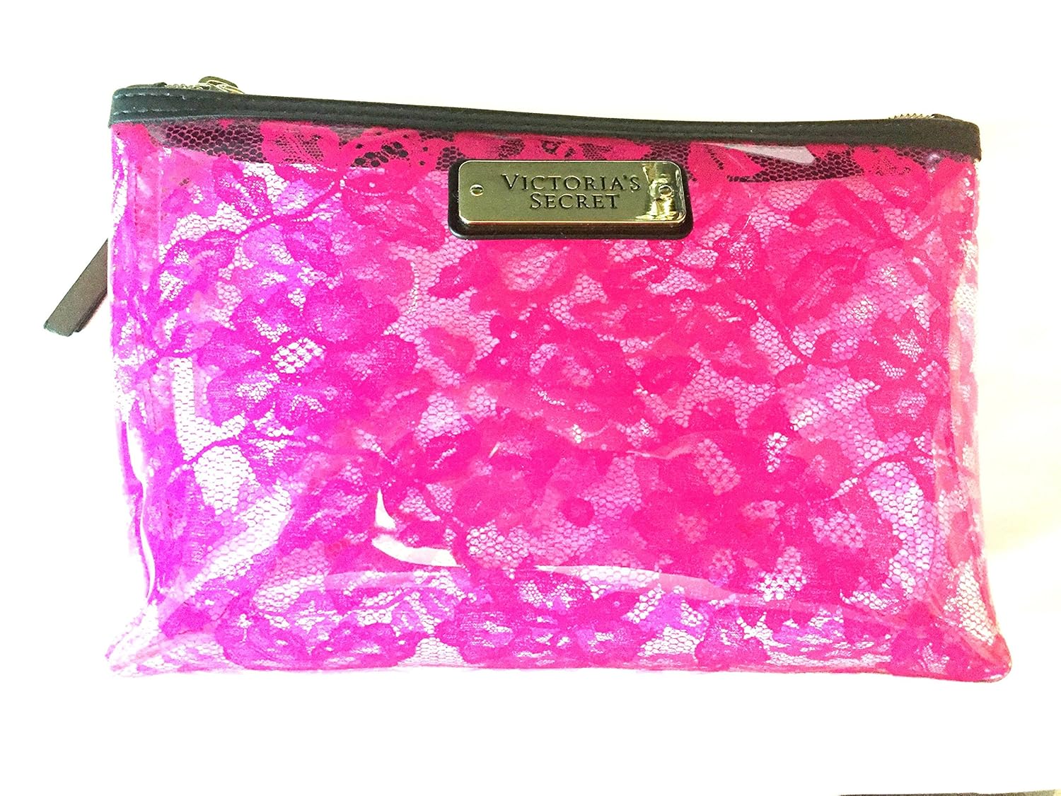 victoria's secret pink clear bag