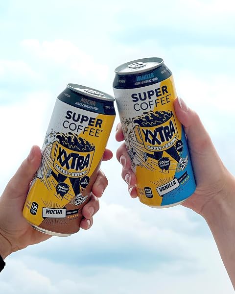 SUPER COFFEE XXTRA, KETO PROTEIN COFFEE [MOCHA] 15 FL OZ