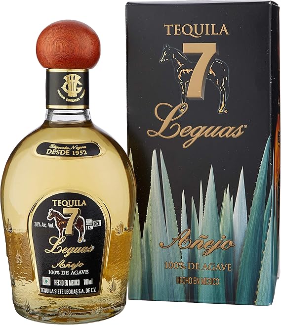 Tequila Siete Leguas Anejo, 70 cl Amazon.co.uk Grocery