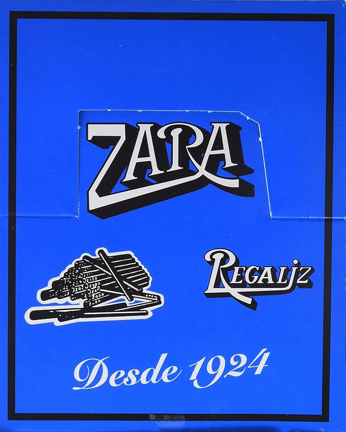 Zara CAJA REGALIZ SIN AZUCAR 100 BARRITAS: Amazon.es: Alimentación y bebidas
