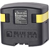 Blue Sea Systems 7611 AUTO CHARGE RELAY 120A 12/24V, Black,Yellow | Automatically combines during charging and isolates during discharge; 12V/24V systems