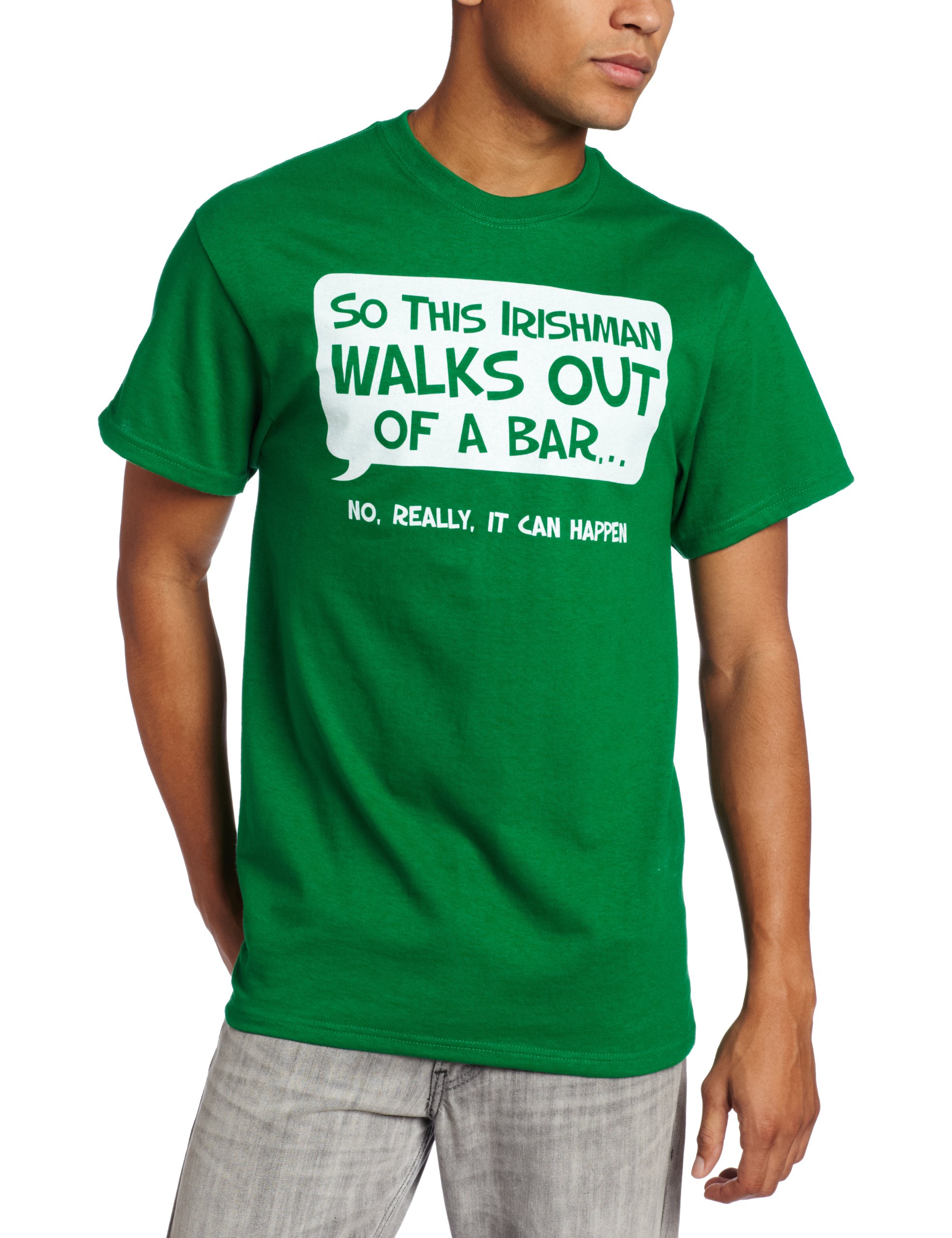 T Line Humor Irishman Walks Out Of A Bar T Shirt 3261 Kitilan