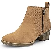 Vepose Women's Suede Leather Ankle Boots