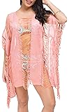 Costyleen Women Swimsuit Bikini Coverup Beach Dress Chiffon Swimwear Cover Up