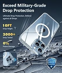 FNTCASE for iPhone 12 Pro-Max Case: Strong Magnetic