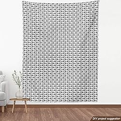 Ambesonne Egyptian Print Fabric by The