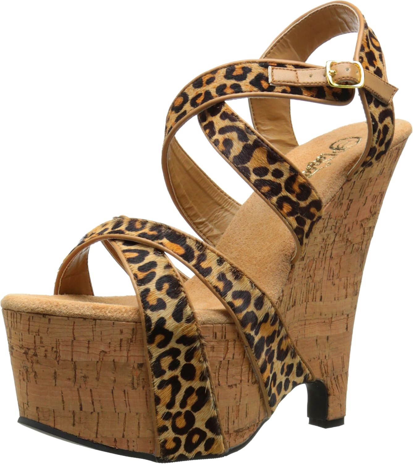 pleaser leopard heels