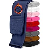 Guicizi Girls Fleece Lined Leggings Winter Warm Leggings Thick Thermal Pants for Toddler Kids Teen Tights Full Length 2T-12Y