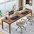 Tribesigns 78.7 Inches Extra Long Computer Desk 2 Person Desk, Double Long Desk, Workstaion for Home Office