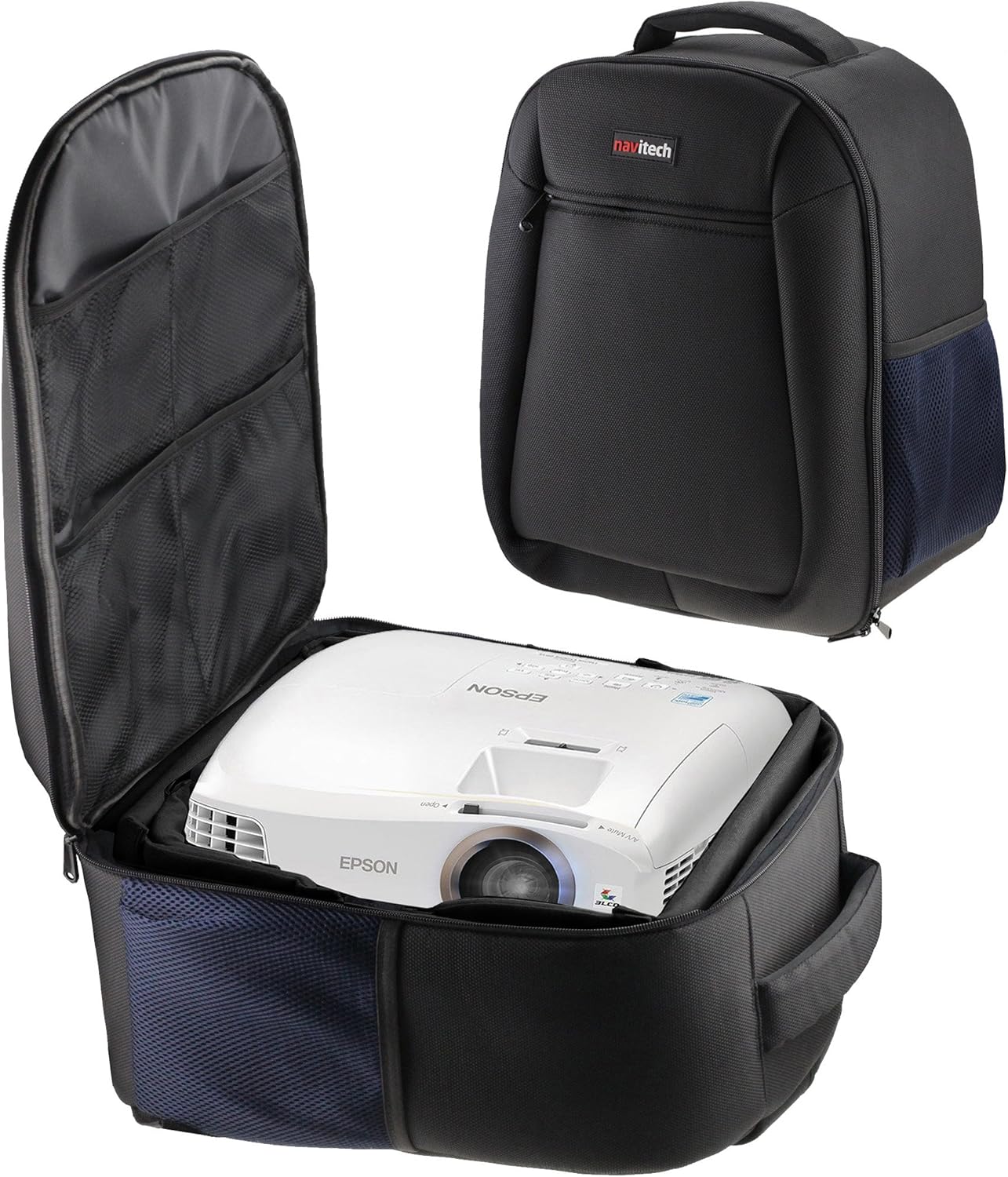 Navitech Protective Portable Projector Carrying Case and Travel Bag