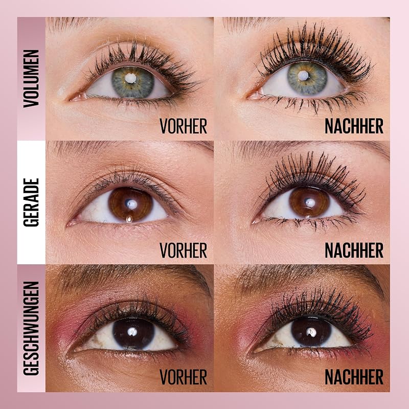 New York Sky Tubes Mascara, maximale Länge, Schwarz, 7,2 ml