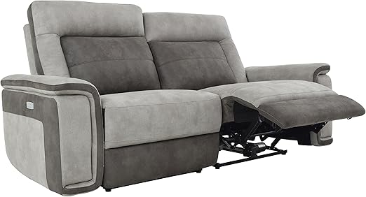 Meubletmoi Canape Relax Electrique 2 5 Places Avec Repose Pieds