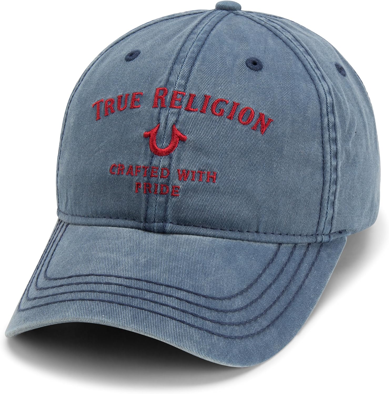 True Religion Men's Core Logo Baseball Cap, ace Blue One Size Amazon