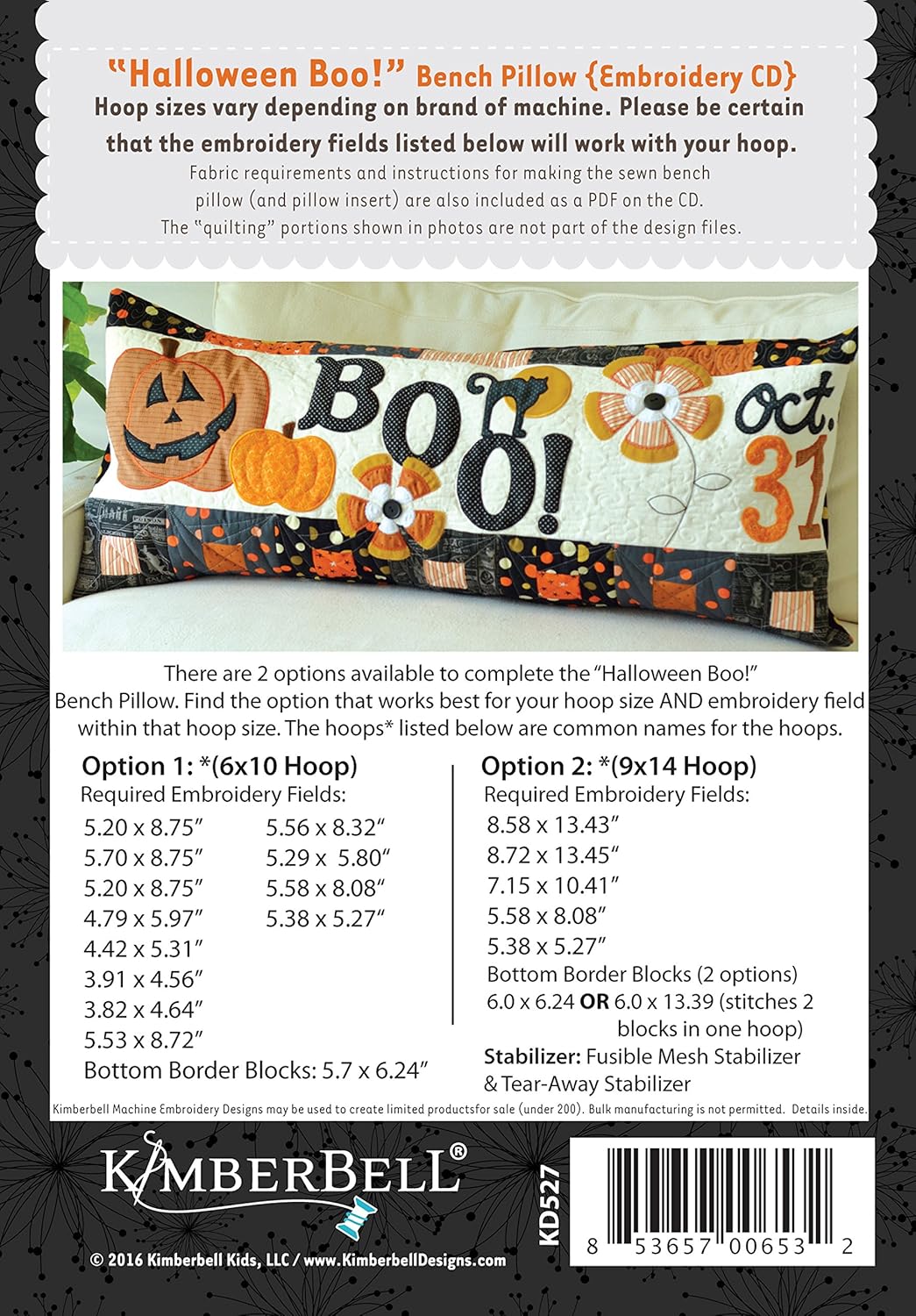 kimberbell pillow forms