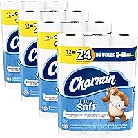 Charmin Toilet Paper (Older Version), 12 Count of 142 Sheets Per Roll, 12 Roll (Pack of 4)