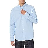 Nautica Mens Nautica Classic Fit Gingham Stretch Cotton Shirt