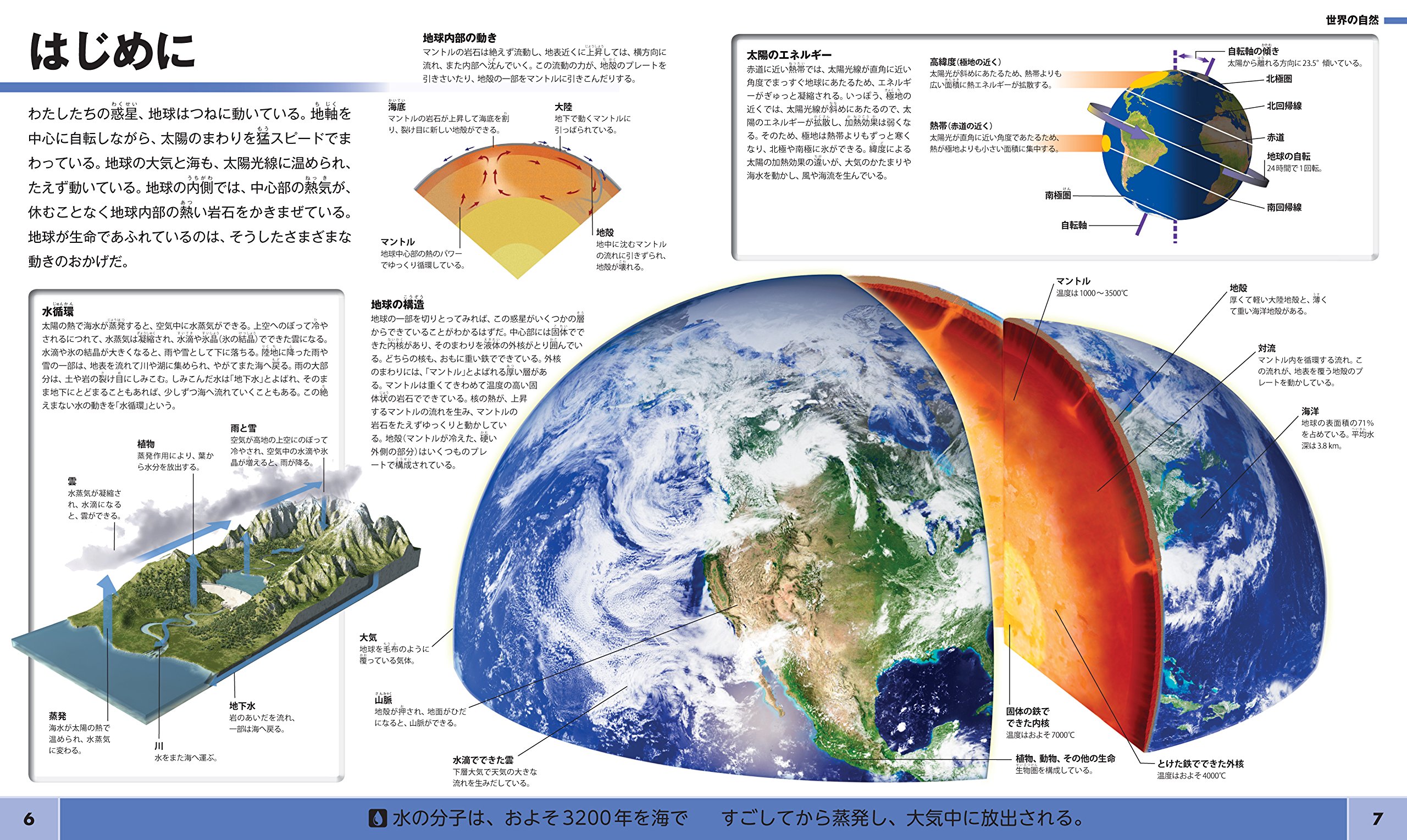 ビジュアル世界大地図 左巻 健男 本 通販 Amazon