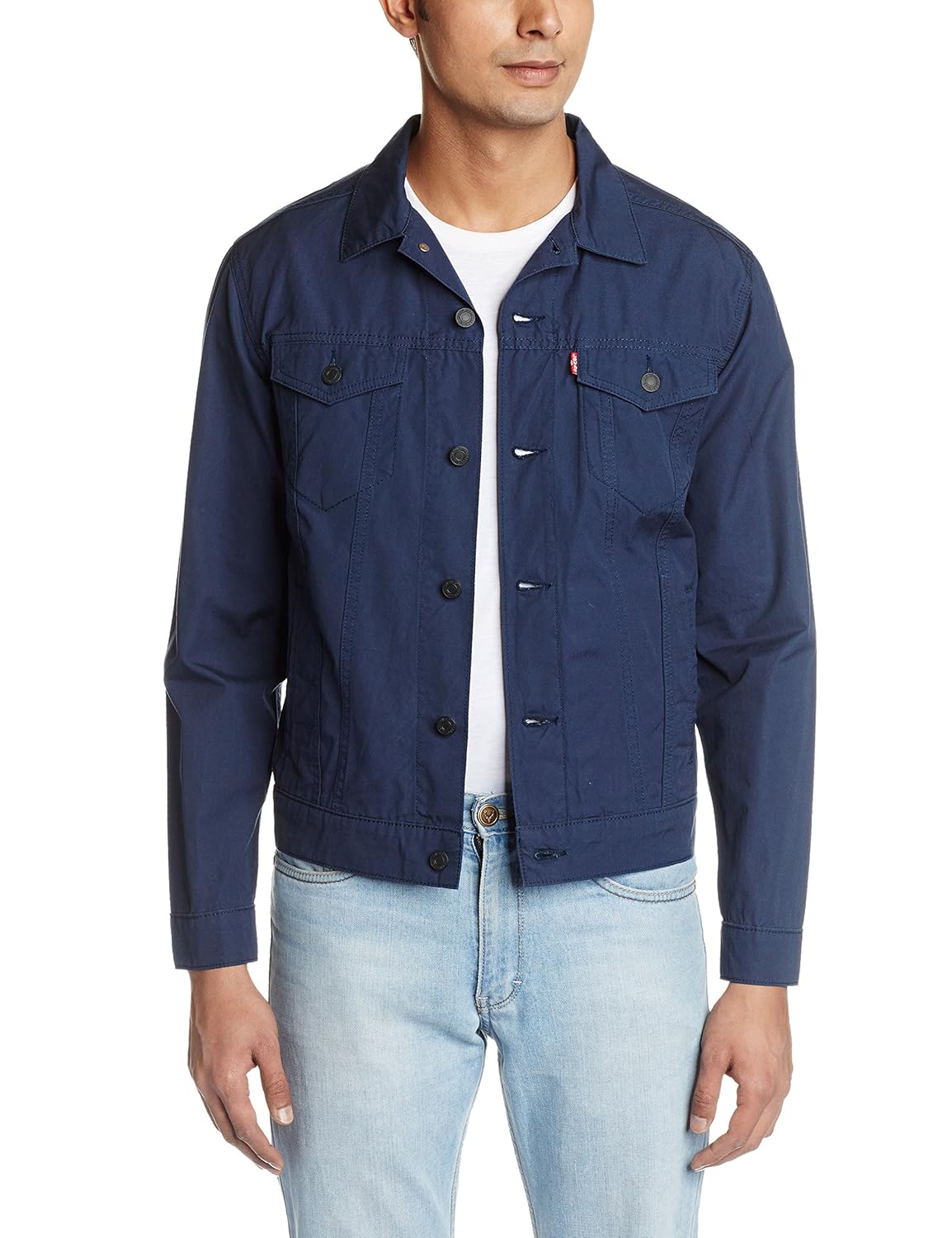 Buy Levi's Men's Cotton Jacket (6901379247659_169910003_XXL_Blue) at