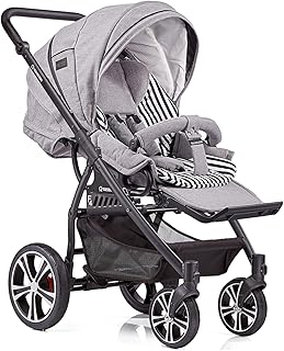 Gesslein 104100031868868 F4 Air Kunstledergriff schwarz inklusive C3 Babywanne, mehrfarbig