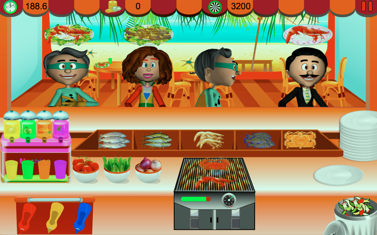 Seafood Restaurant Blitz Cooking game - Thumbnail 3