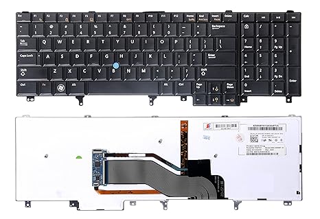 Generic New Black Backlit Laptop Us Keyboard For Dell Latitude E65 E55 Precision Mobile M4600 M4700 M6700 M6600 M4800 M6800 Series Replacement Part Number Mp 10h23usj698 Pk130fh2b000 Buy Generic New Black Backlit