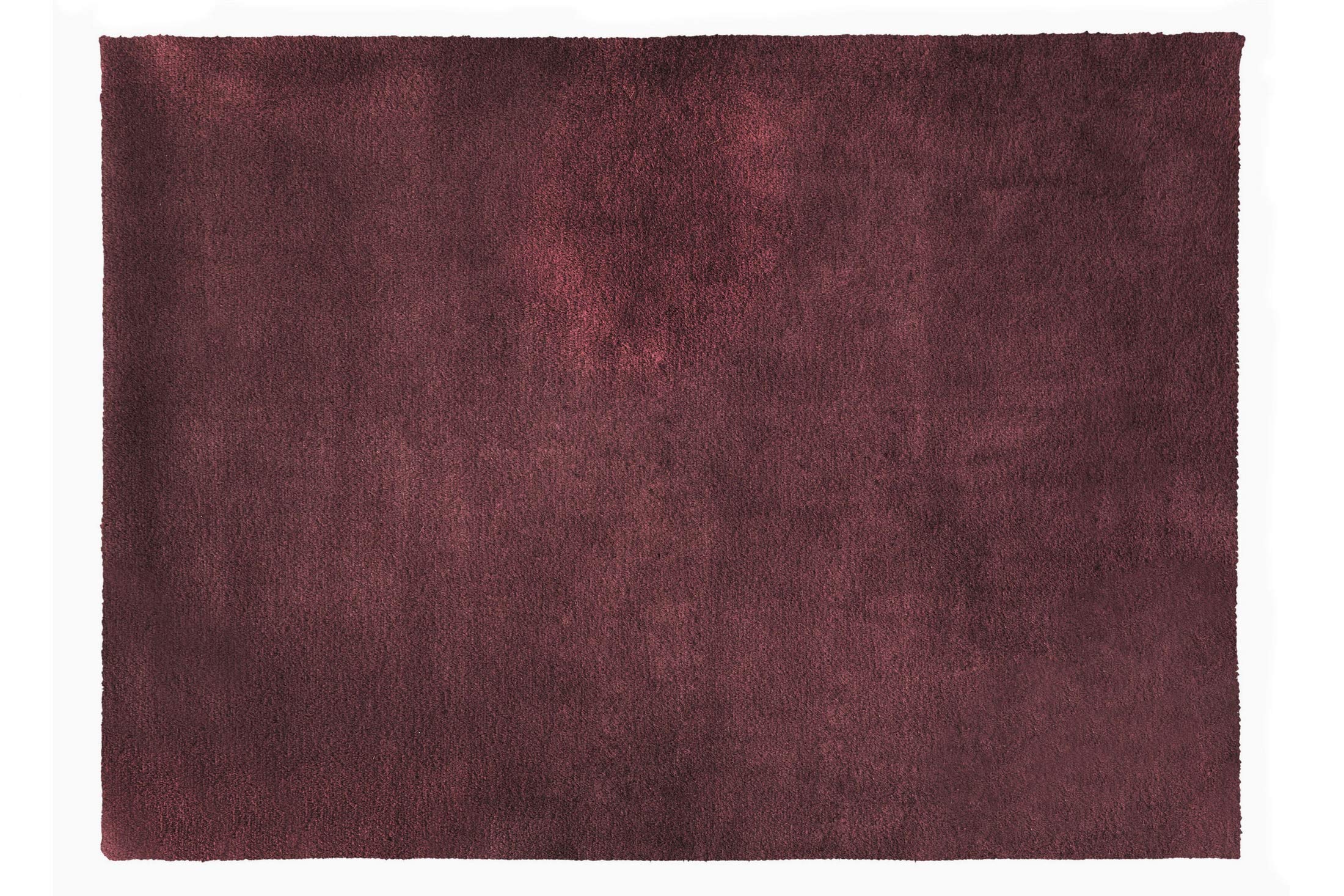 Eurofirany Decorative Floor Carpet Runner Bath Bathroom mat Living Room Bedroom Kitchen Rectangular Faux Fur Soft, Claret, 75 x 150 cm