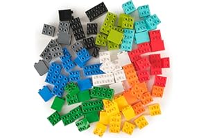 Strictly Briks Toy Large Building Blocks for Kids and Toddlers, Big Bricks Set for Ages 3 and Up, 100% Compatible with All Major Brands,10 Multi Colors, 84 Pieces