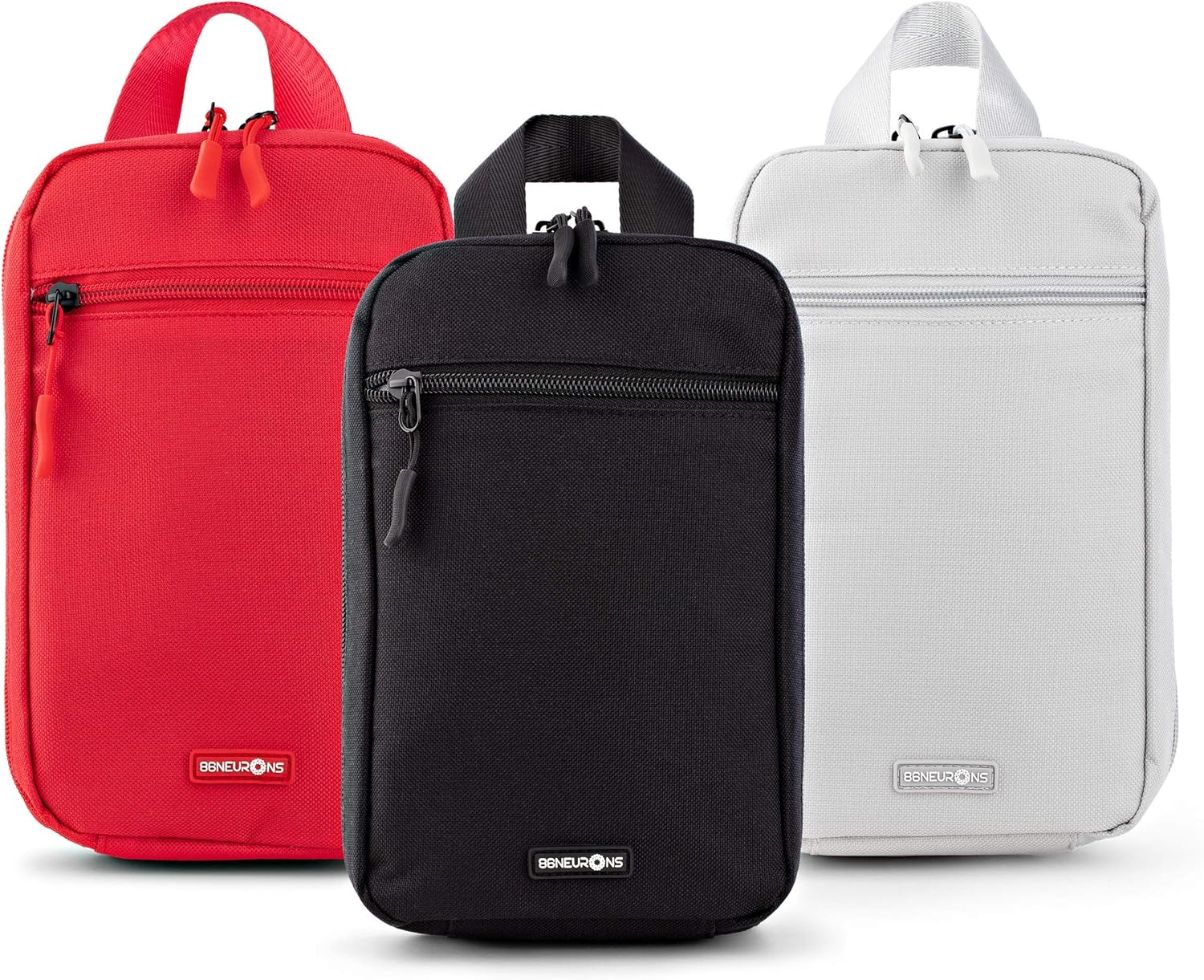 86NEURONS - Diabetes Supplies Bag and Insulin Travel case. Insulated Carrying case and Organizer Pack for All Diabetic Supplies. Holds Insulin pens, vials, Blood Sugar Test Strips, Medicine (red): Health & Personal Care