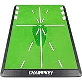 CHAMPKEY Heavy-Duty Golf Hitting Mat - Swing Path Feedback Golf Practice Mat - Ideal for Indoor and Outdoor Training