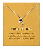 Baydurcan Evil Eye Necklace Italian Horn Necklace