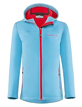 Black Crevice Kinder Softshelljacke