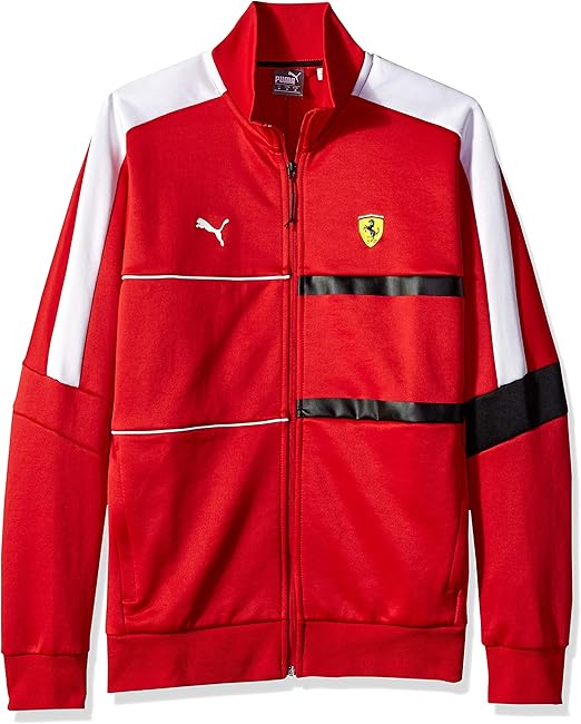 puma men's scuderia ferrari t7 track jacket