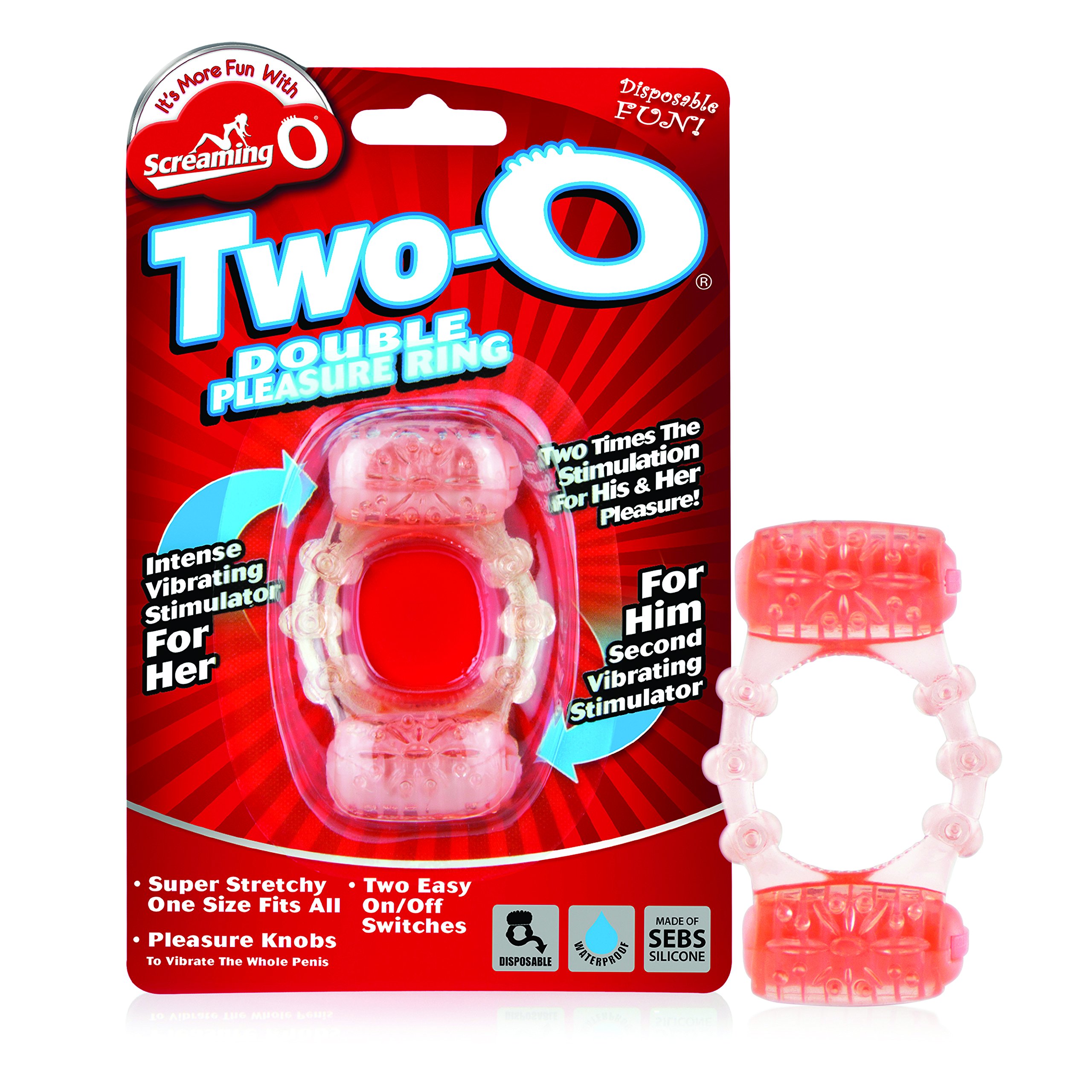 The Screaming O Two-O Ultimate Disposable Double Pleasure Ring