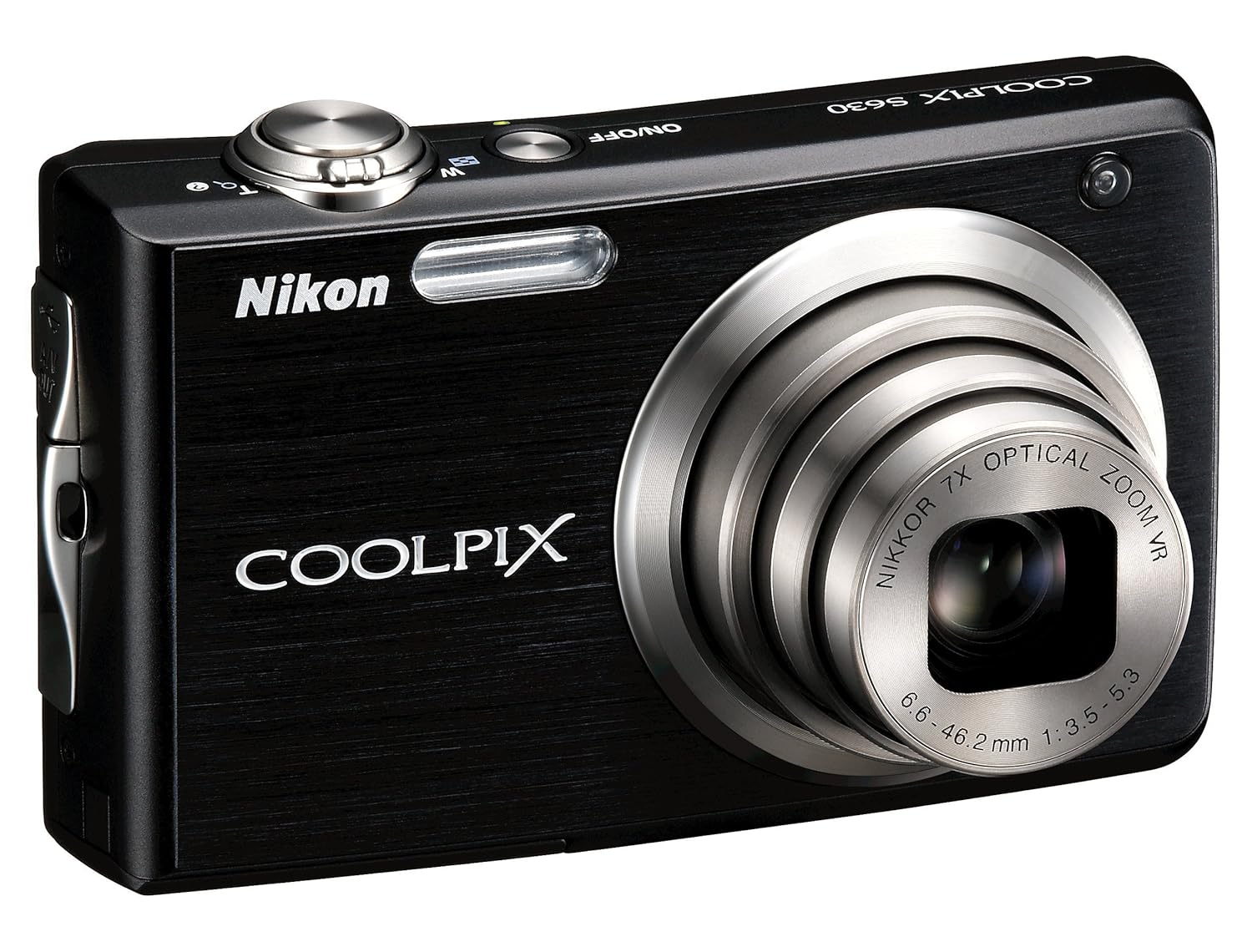Amazon.com : Nikon Coolpix S630 12MP Digital Camera with 7x Optical  Vibration Reduction (VR) Zoom and 2.7 inch LCD (Jet Black) : Point And  Shoot Digital ...