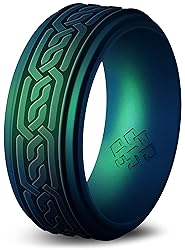 Knot Theory Celtic Silicone Ring for Men