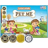 Logic Roots Multiplication and Division Game - Fun Math Board Game, Easy Start STEM Toy, Educational Gift for Kids (Girls & Boys), Homeschoolers, Grade 1 and Up (Pet Me)