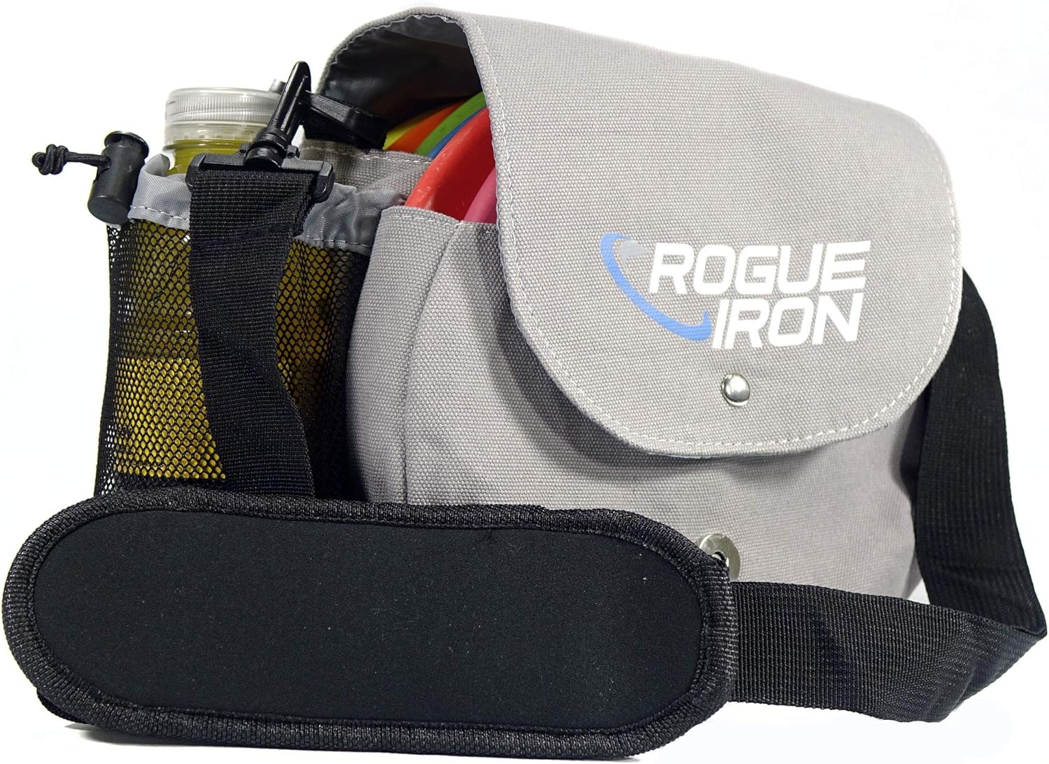 Rogue Iron Disc Golftasche Sling Tote Bag für Frisbee Golf hält bis