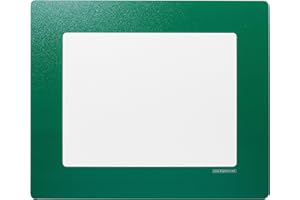 ORGATEX Clearview, Transparent PVC Window with Adhesive Frame, Letter Size; 11” Wide x 8.5” High: 10 Pack (Green)